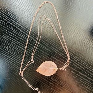 Copper Leaf Necklace